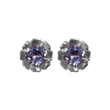 Aretes bloom amatistas