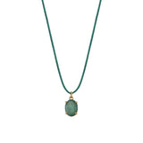 Dije esmeralda oro 14k