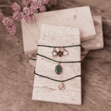 Dije granate oro 14k