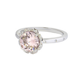 Anillo Bloom aguamarina