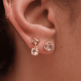 Aretes bloom morganitas