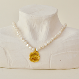 Collar sello perlas