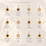 Collar Birthstone Ópalo