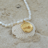 Collar sello perlas