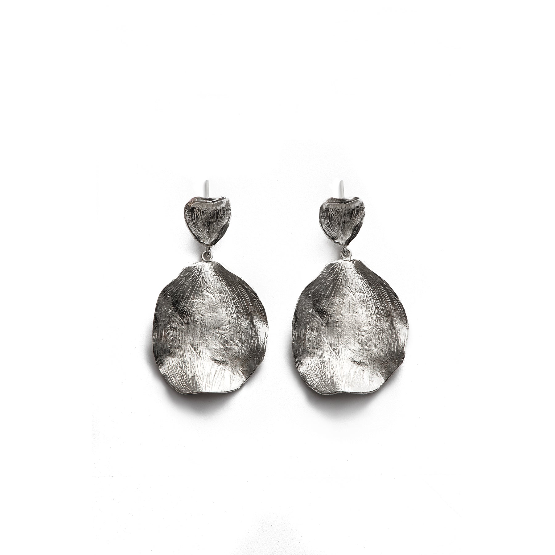 Aretes pétalos dobles