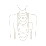 Collar Brújula Tanzanita Dorada