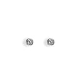 Aretes baby roses oro 14k