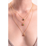 Collar birthstone Cuarzo rosa