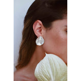Aretes pétalos grandes