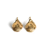 Aretes mini pétalos dorados